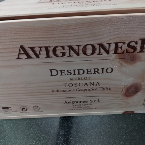 ⭐SOLD⭐Vintage Avignonesi wooden  wine crate - Picture 2 of 16